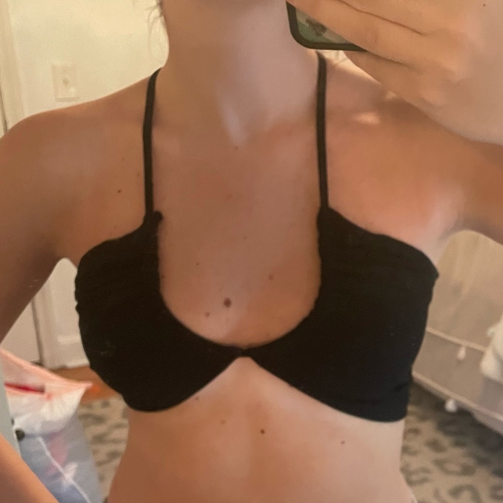 Princess Polly Black Halter Top